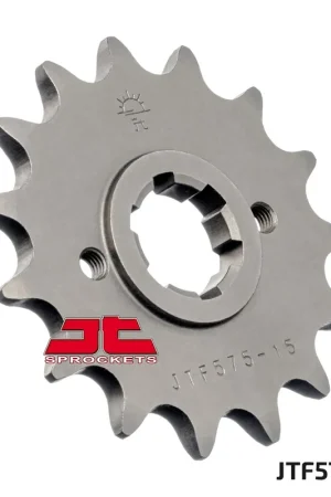 Op = Op JT Sprockets - FRONT STEEL 15T, 520 - Sprockets - Staal